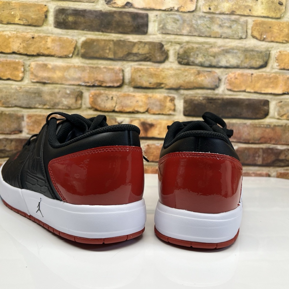 Nike Air Jordan NU Retro Low Black Varsity Red White Mens Size 10.5 - Picture 12 of 14